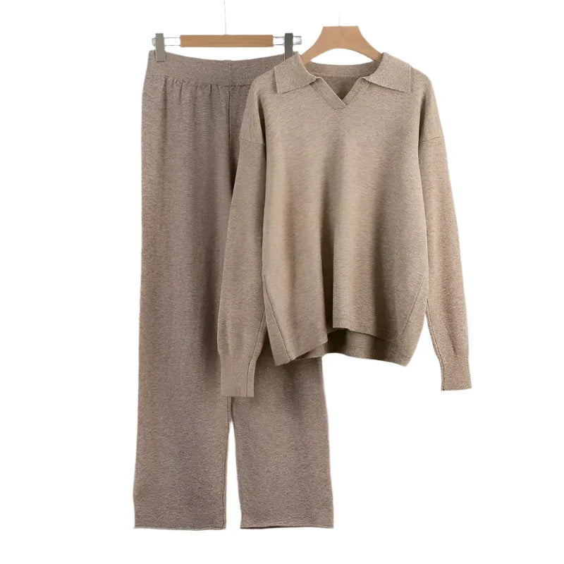 Lorenza - Comfortable and Elegant Women's Knit Set
