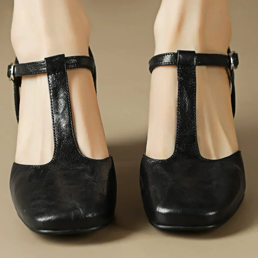 Lilly™| Beatrica Leather Mary Janes
