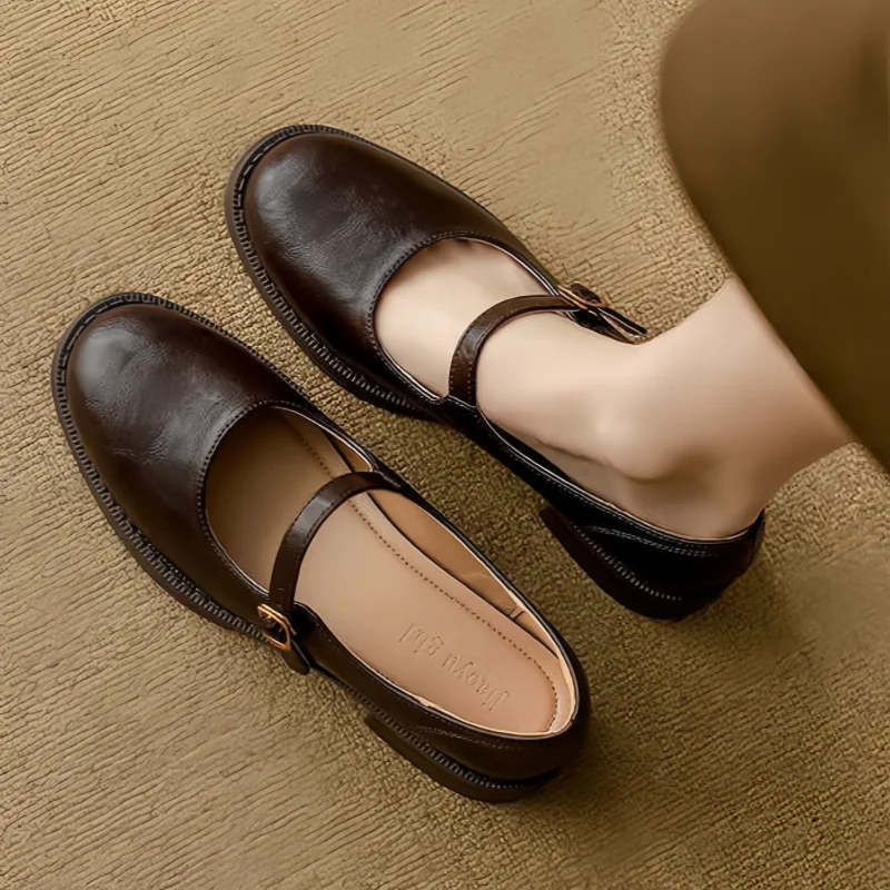 Lilly™| Classic Comfort Mary Janes Made Of Leather