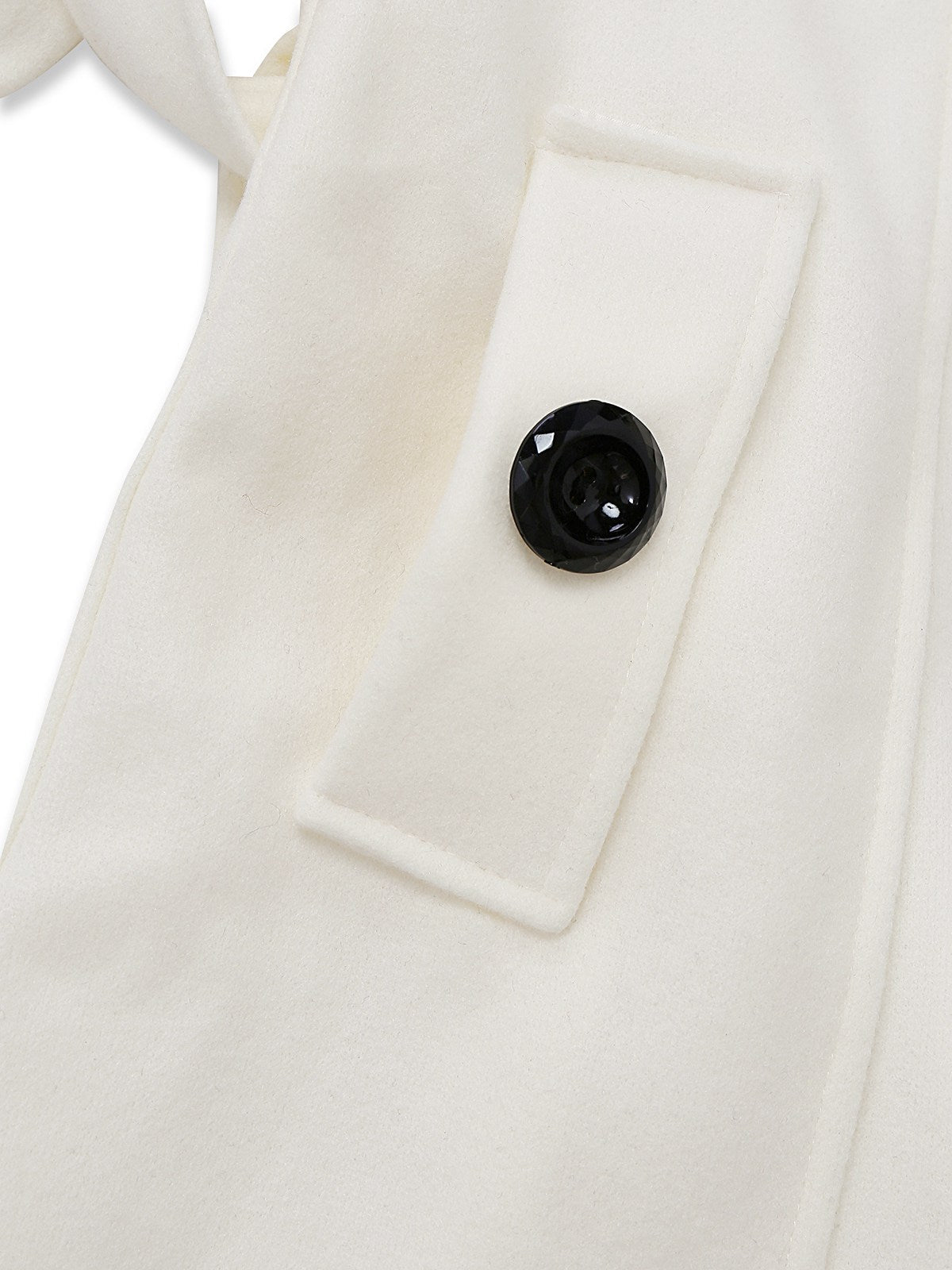 Faustina - Coat with Removable Faux Fur Collar