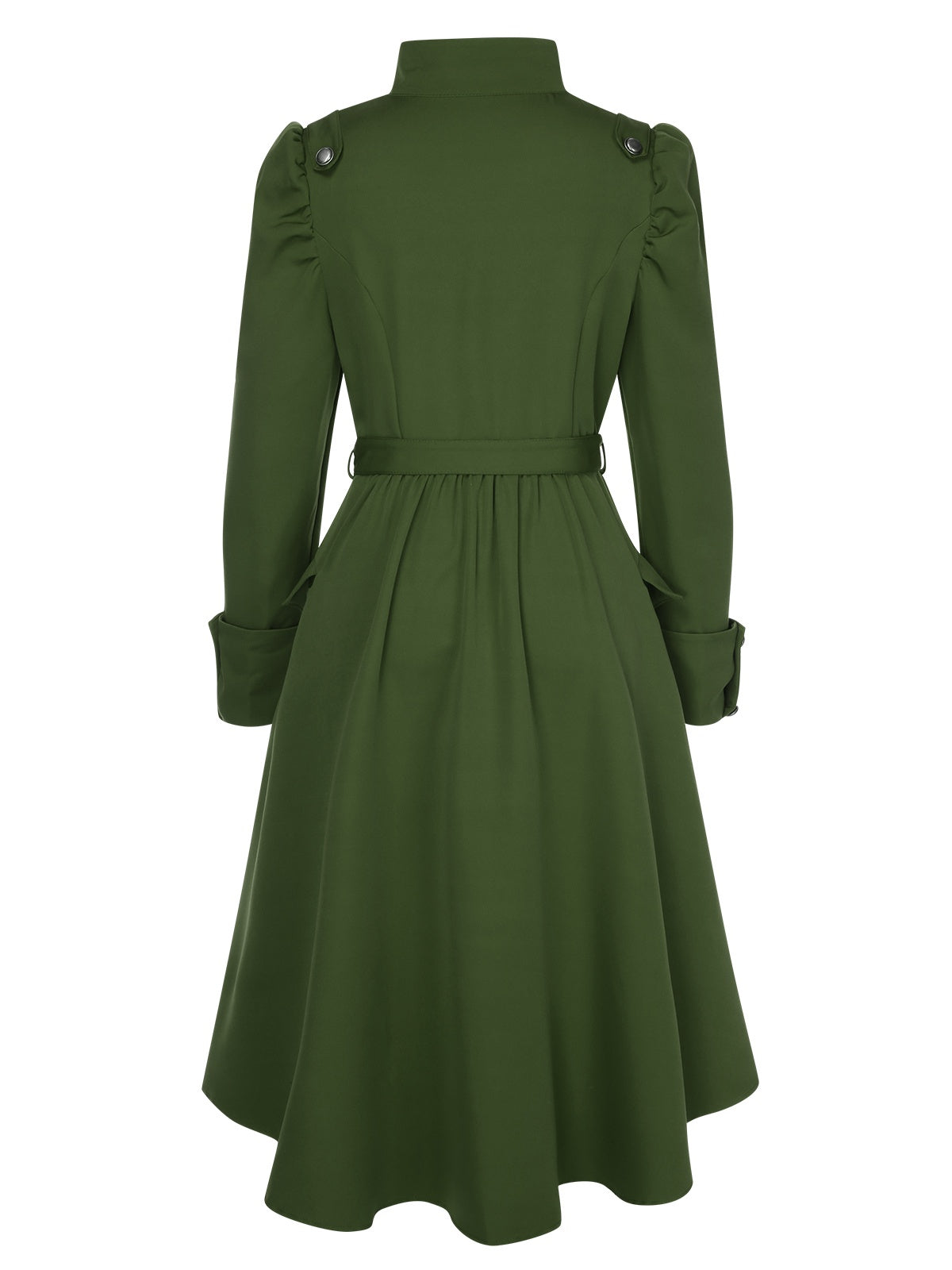 Fabiana - Coat with High Collar and Buttons