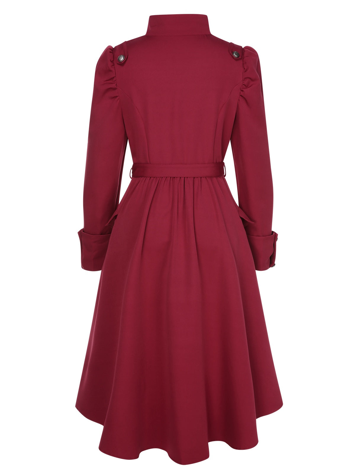 Fabiana - Coat with High Collar and Buttons