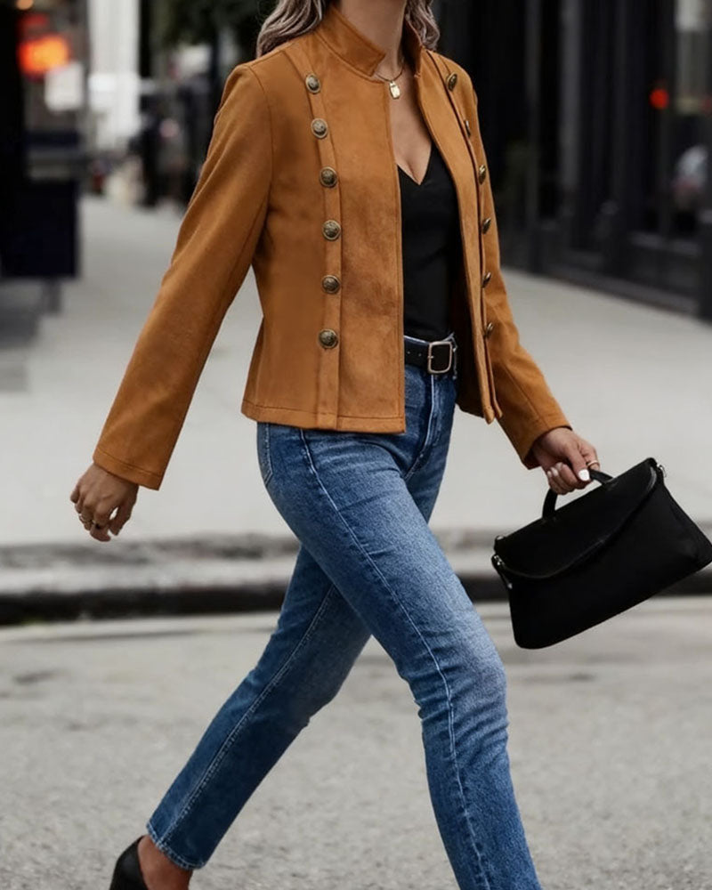 Prisiana – Elegant Open Vintage Women's Jacket