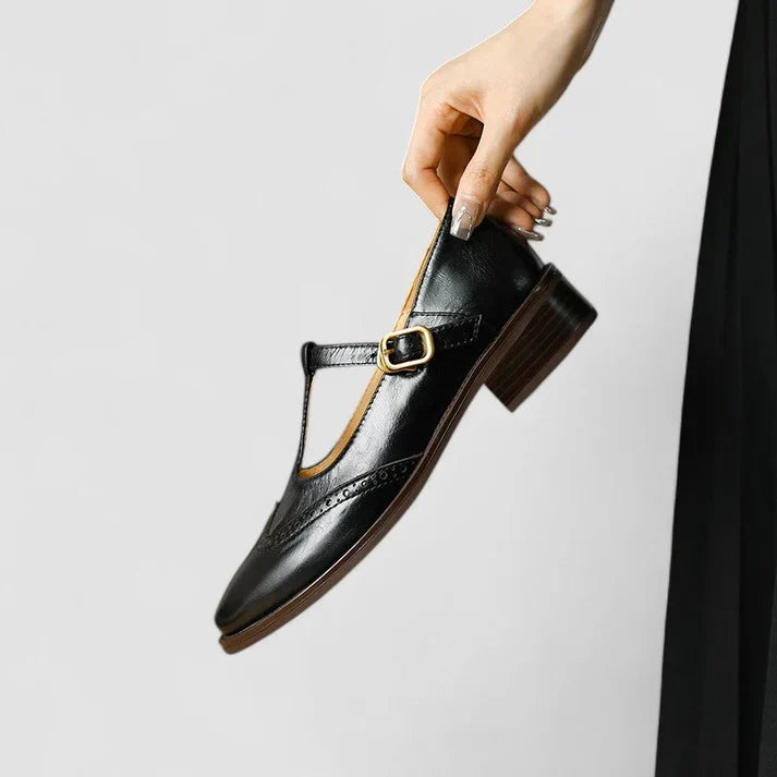 Women's Mary Jane Shoes With Buckle Straps – Classic Shoes For The Office, Everyday Wear, And Smart Casual Style