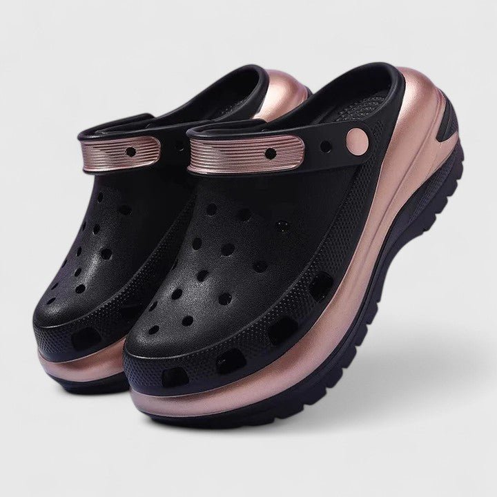 Women's Clog-style Platform Sandals – Comfortable Slip-on Shoes With A Cushioned Sole For Summer And Everyday Wear