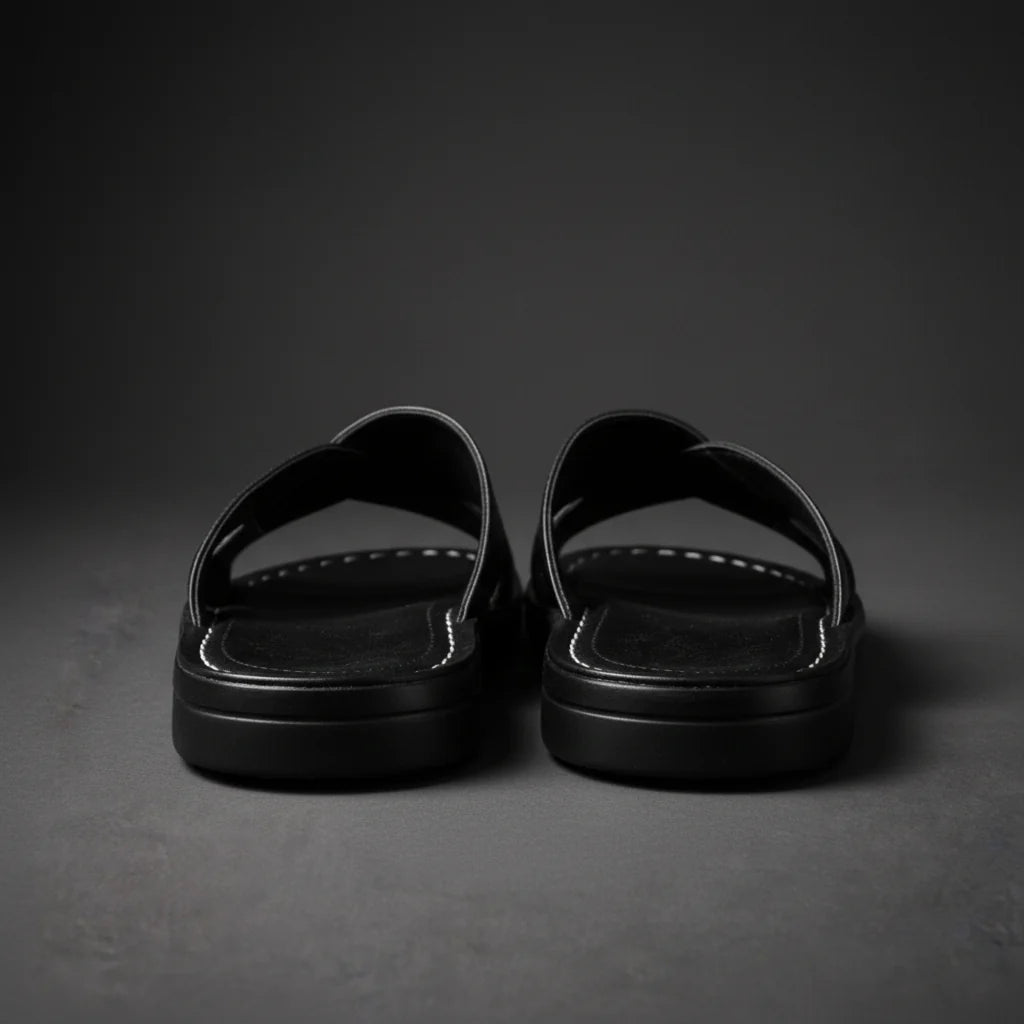 Men's Slide Sandals With Crisscross Straps And A Slip-on Design – Lightweight Summer Sandals For Vacation, Everyday Wear, And Leisure