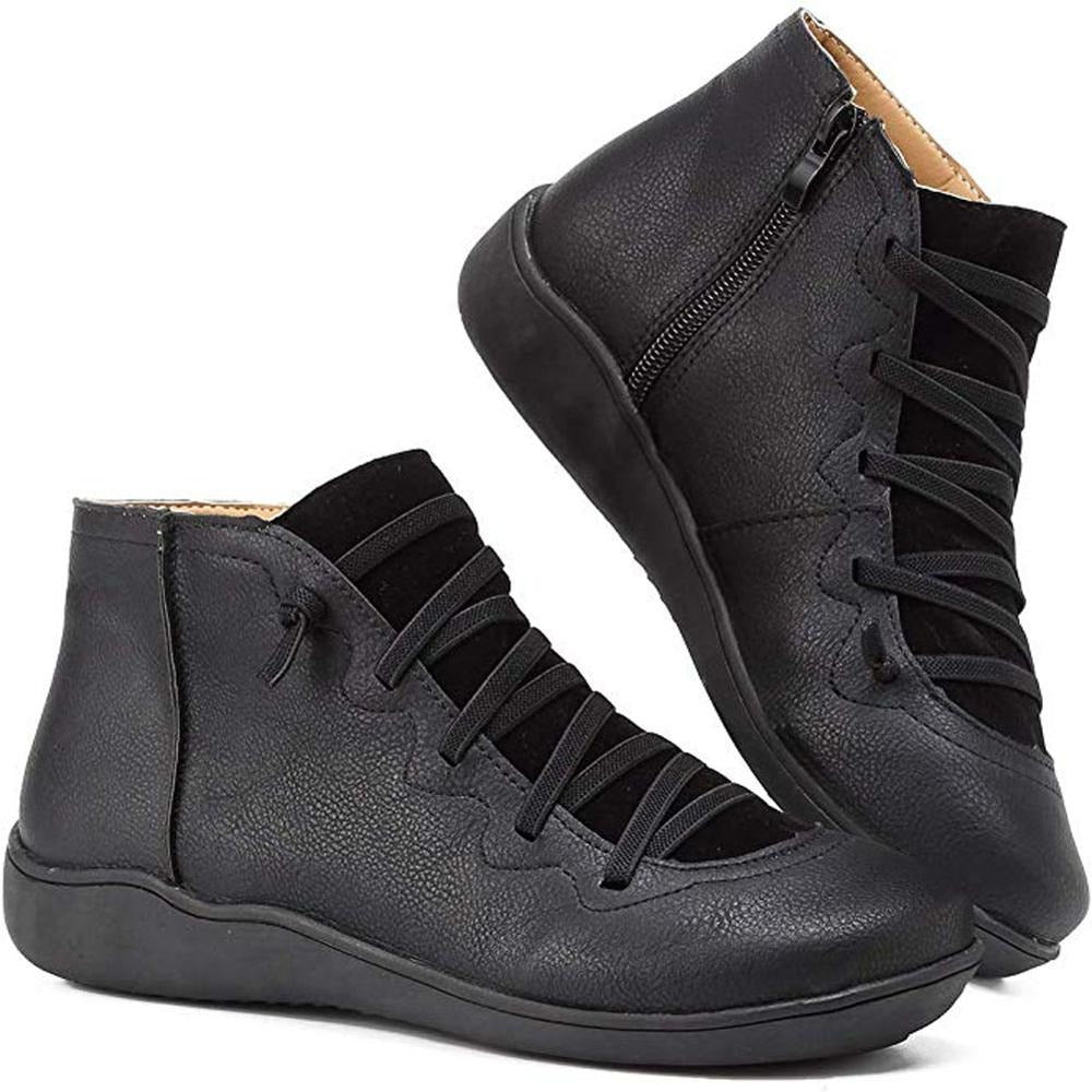 Savina - Women's Vintage Lace-Up Boots