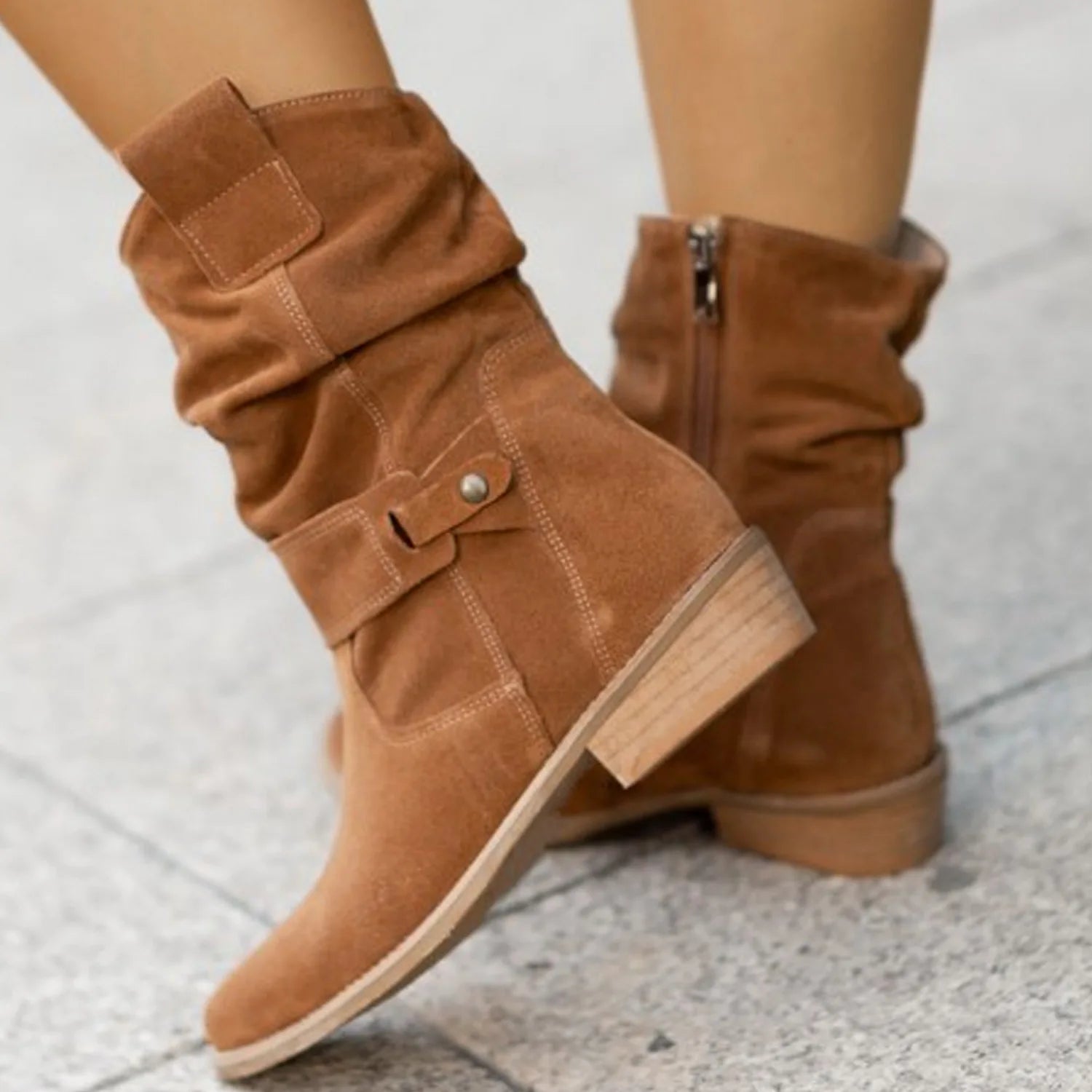 Else | Suede Ankle Boots