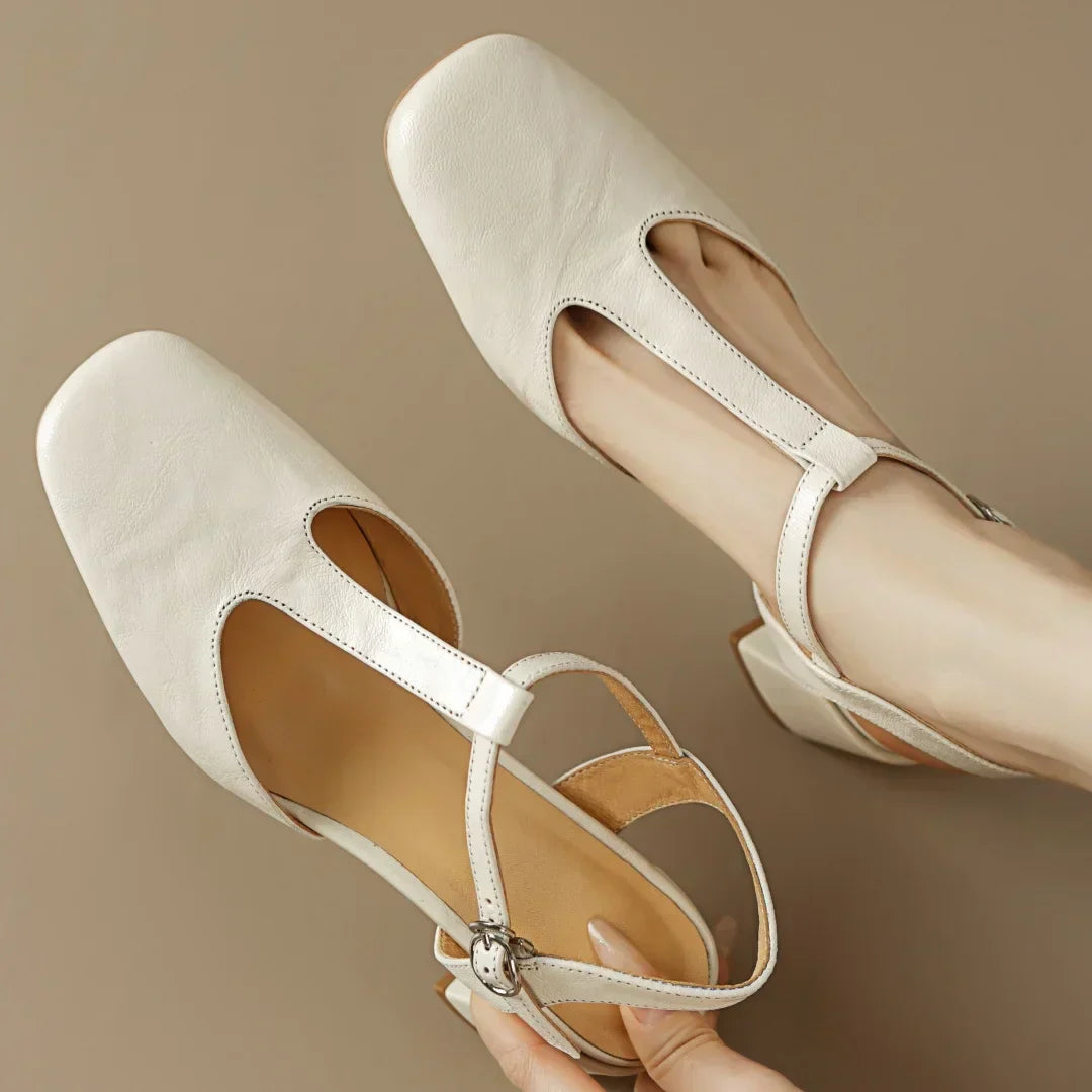 Lilly™| Beatrica Leather Mary Janes