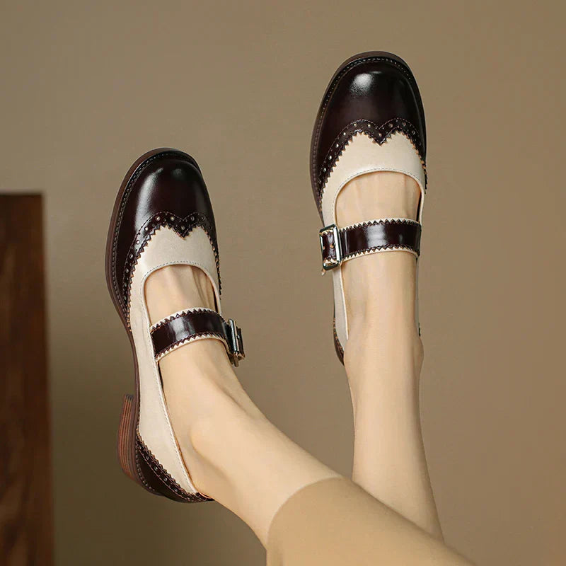 Lilly™| Miana Leather Mary Janes