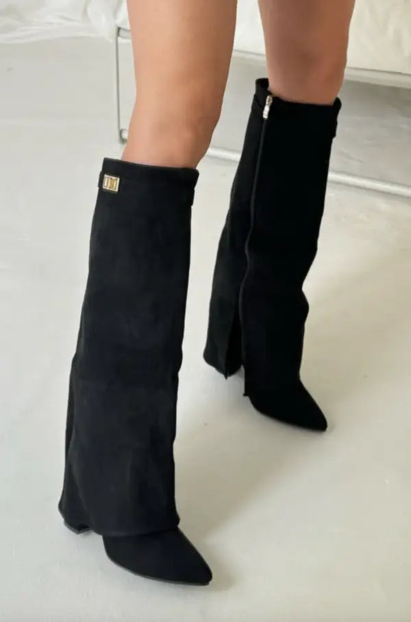 Women's Elegant Tall Boots - Refined Silhouette With All-day Comfort For Stylish Everyday Wear