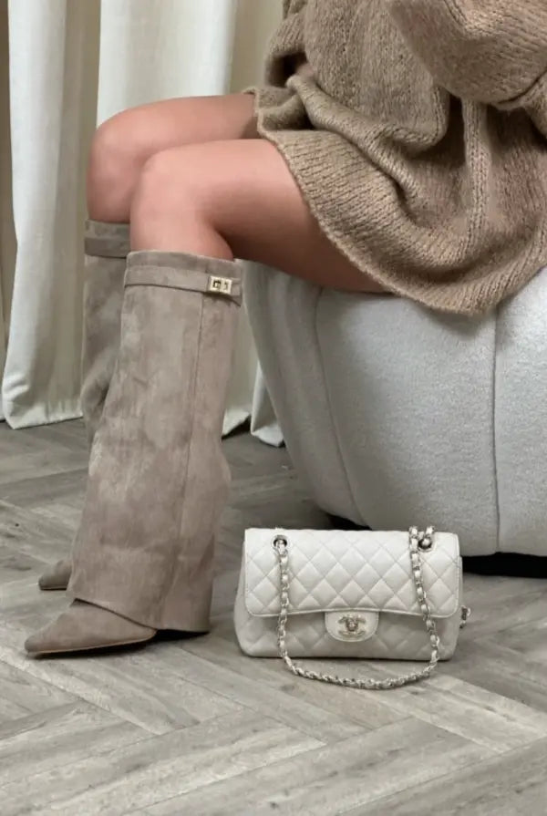 Women's Elegant Tall Boots - Refined Silhouette With All-day Comfort For Stylish Everyday Wear