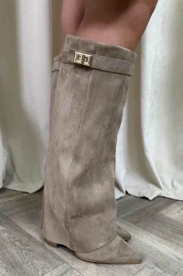 Women's Elegant Tall Boots - Refined Silhouette With All-day Comfort For Stylish Everyday Wear