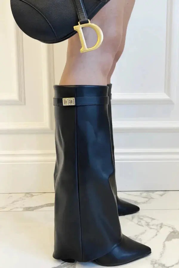 Women's Elegant Tall Boots - Refined Silhouette With All-day Comfort For Stylish Everyday Wear