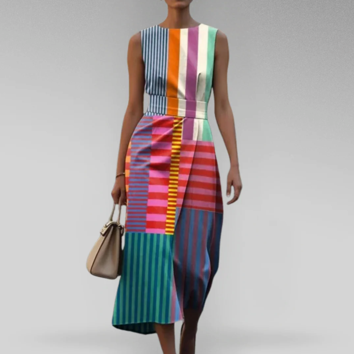 Vera – Printed Sleeveless Dress