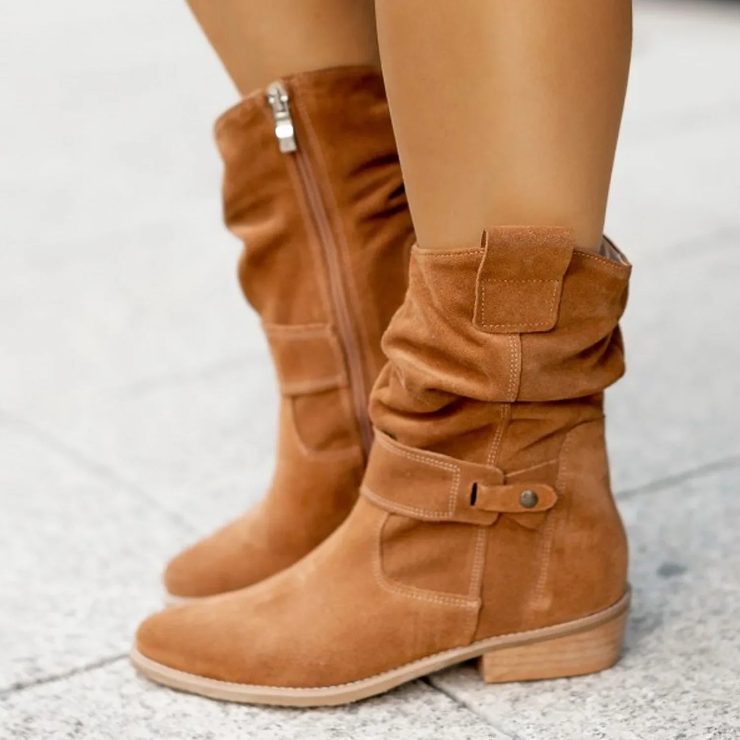 Else | Suede Ankle Boots