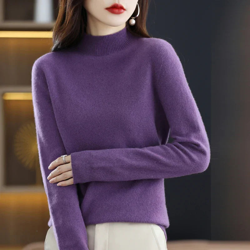 Belinda - Elegant Women's Sweater with a Soft Line