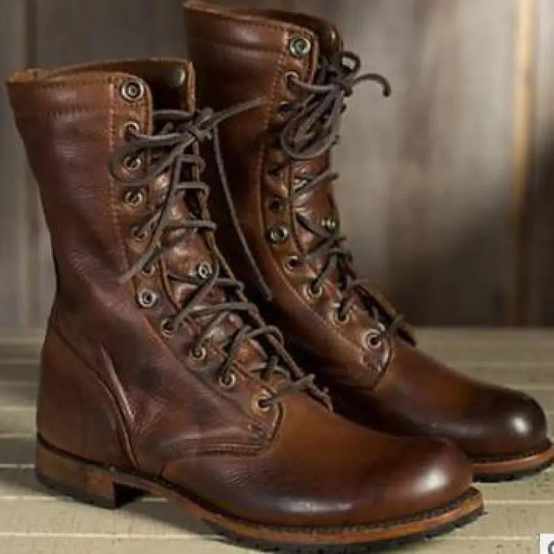 Women's Leather Boots With A Flexible Fit And Soft Lining – Comfortable Boots For Fall, Winter, Everyday Wear, And Leisure