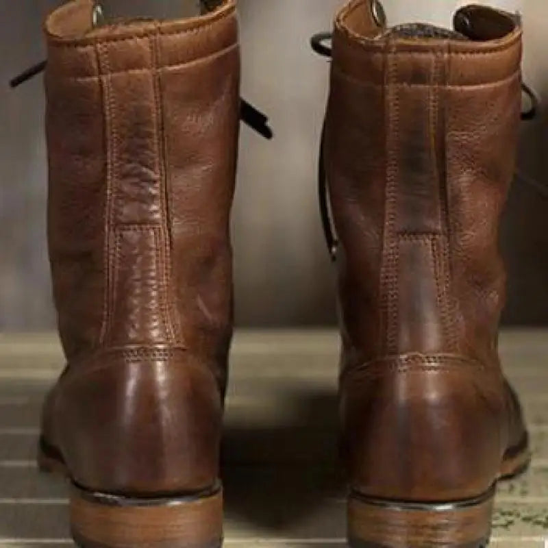 Women's Leather Boots With A Flexible Fit And Soft Lining – Comfortable Boots For Fall, Winter, Everyday Wear, And Leisure