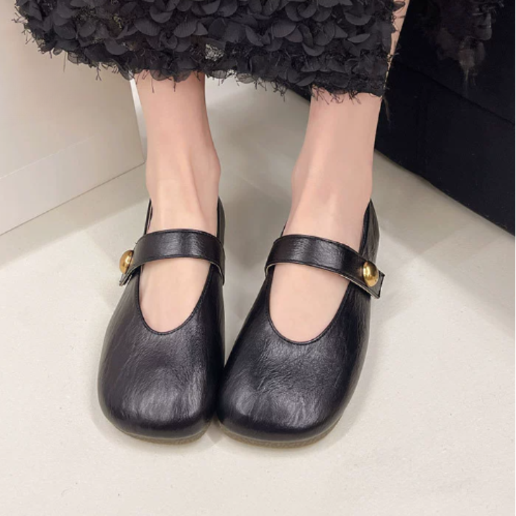 Lilly™| Irene Leather Mary Janes