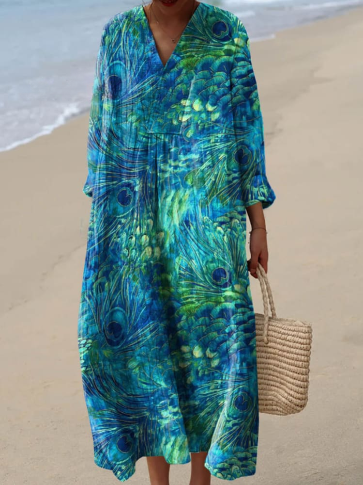 Francesca | Mystic Feathers Casual Dress