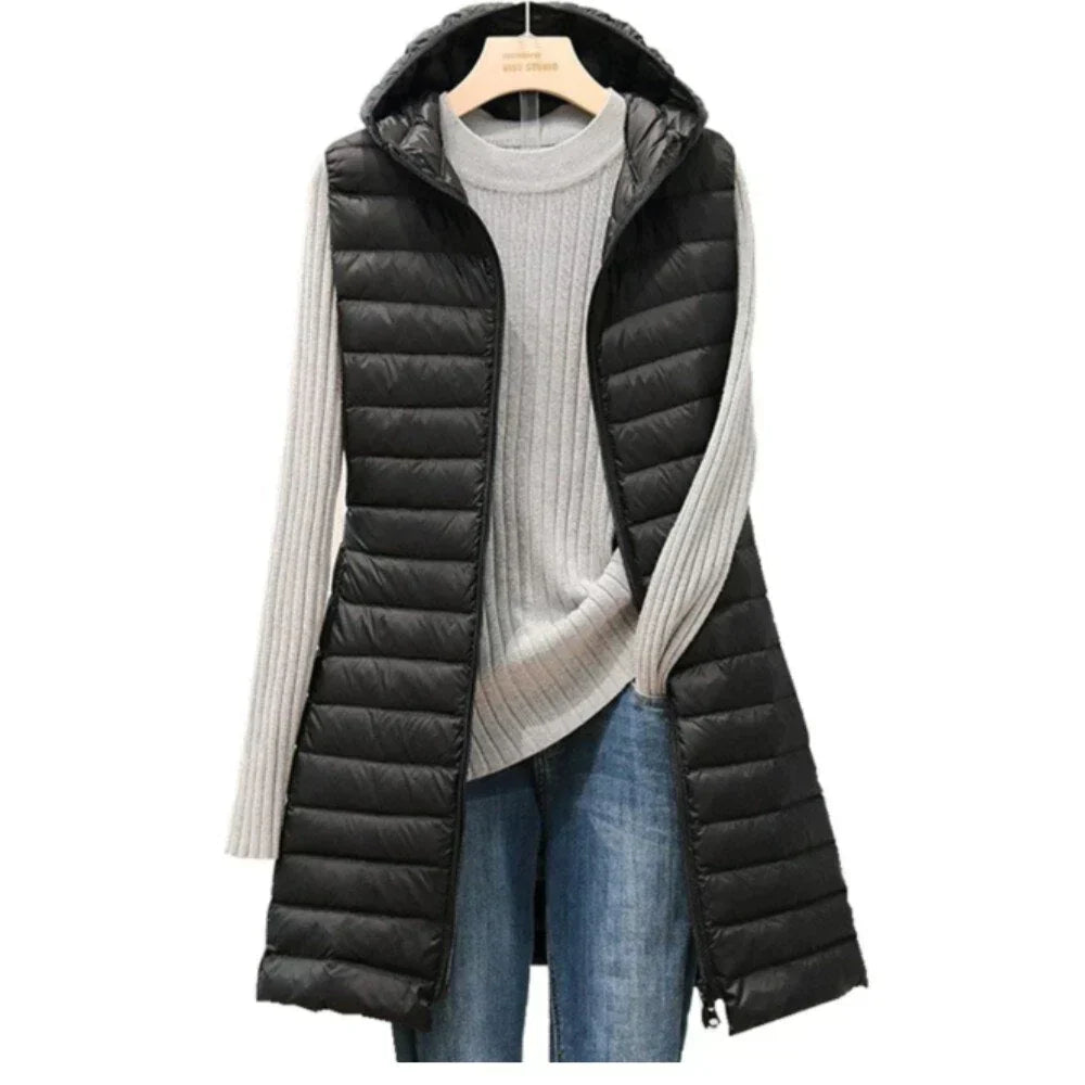 Carla – Women's Gilet with Hood, Lightweight and Versatile