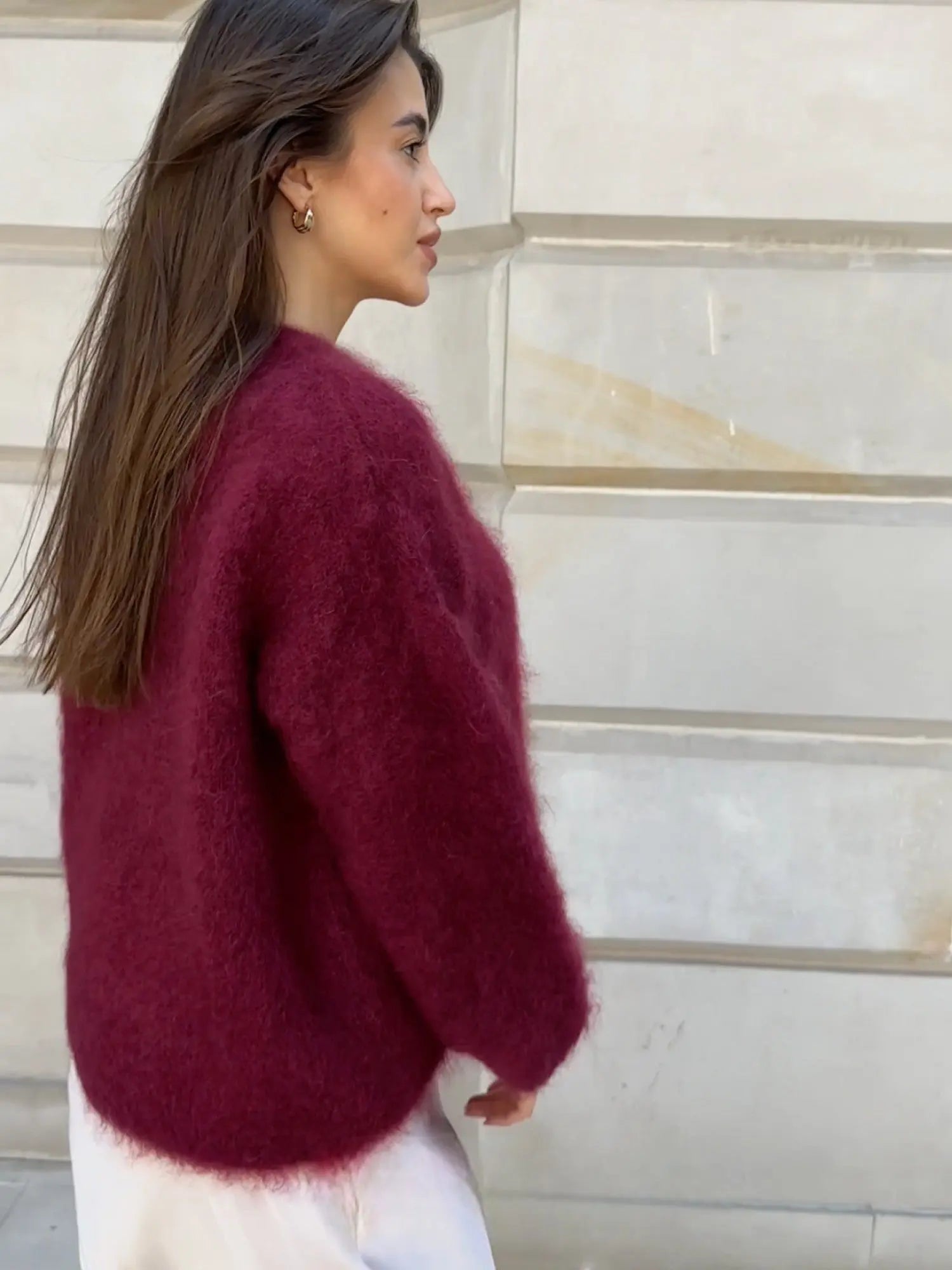 Nicole - Soft and Elegant Warm Mohair Sweater