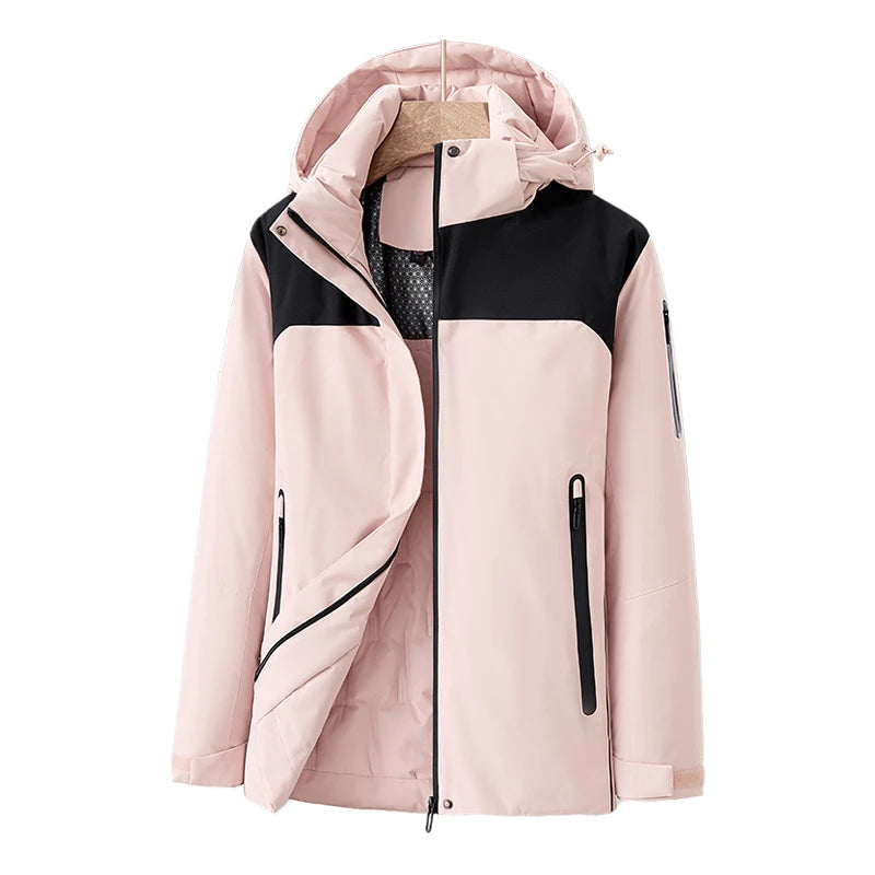 Manuela - Women's Outdoor Jacket with Hood and Pockets