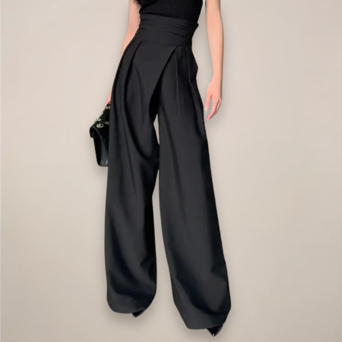 Women's High-waisted Wide-leg Pants – An Elegant, Tailored Style For Summer Day-to-day And Evening Outfits
