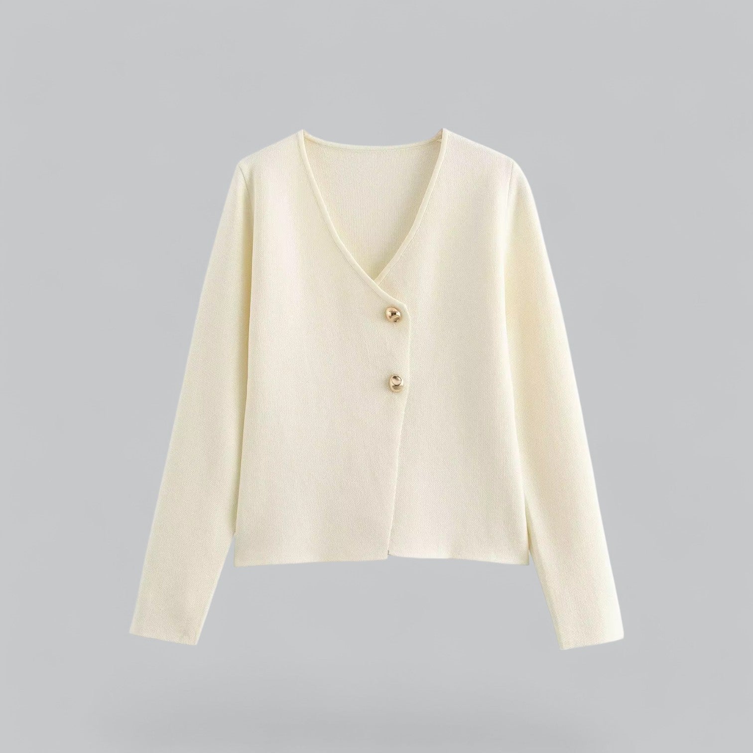 Irene | Women Minimal Button Front Cardigan