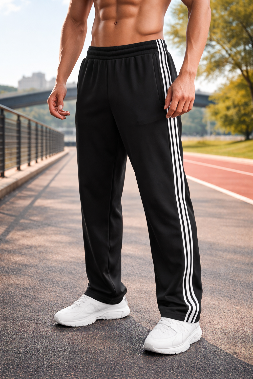 Men's Lightweight Athletic Pants With A Drawstring Waist – Breathable Workout Pants For Sports, Everyday Wear, And Leisure