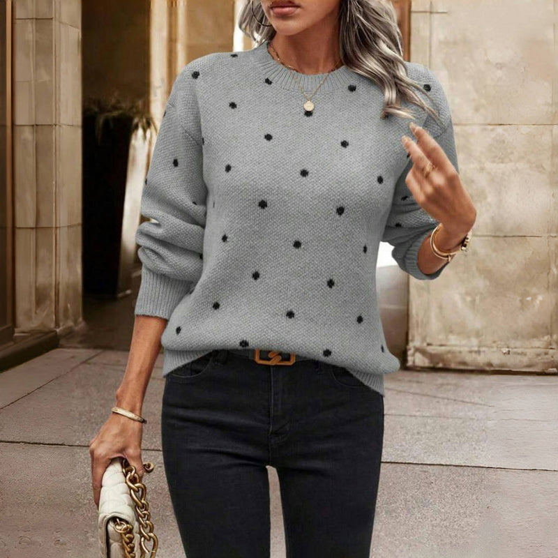 Placida - Modern Polka Dot Knitwear