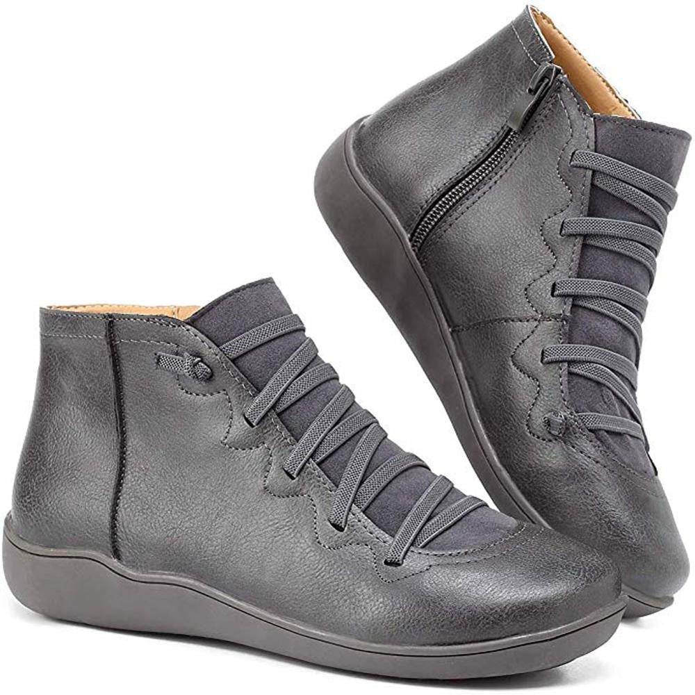 Savina - Women's Vintage Lace-Up Boots