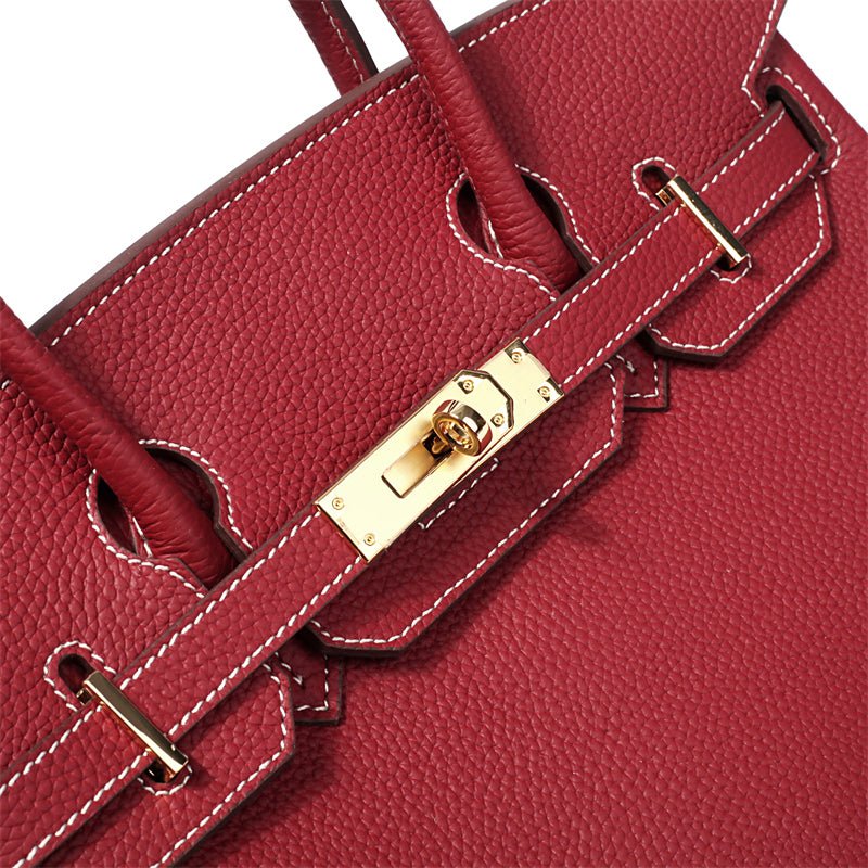 Women's Genuine Leather Handbag - Elegant Functional Everyday Carry For Work And Casual Use