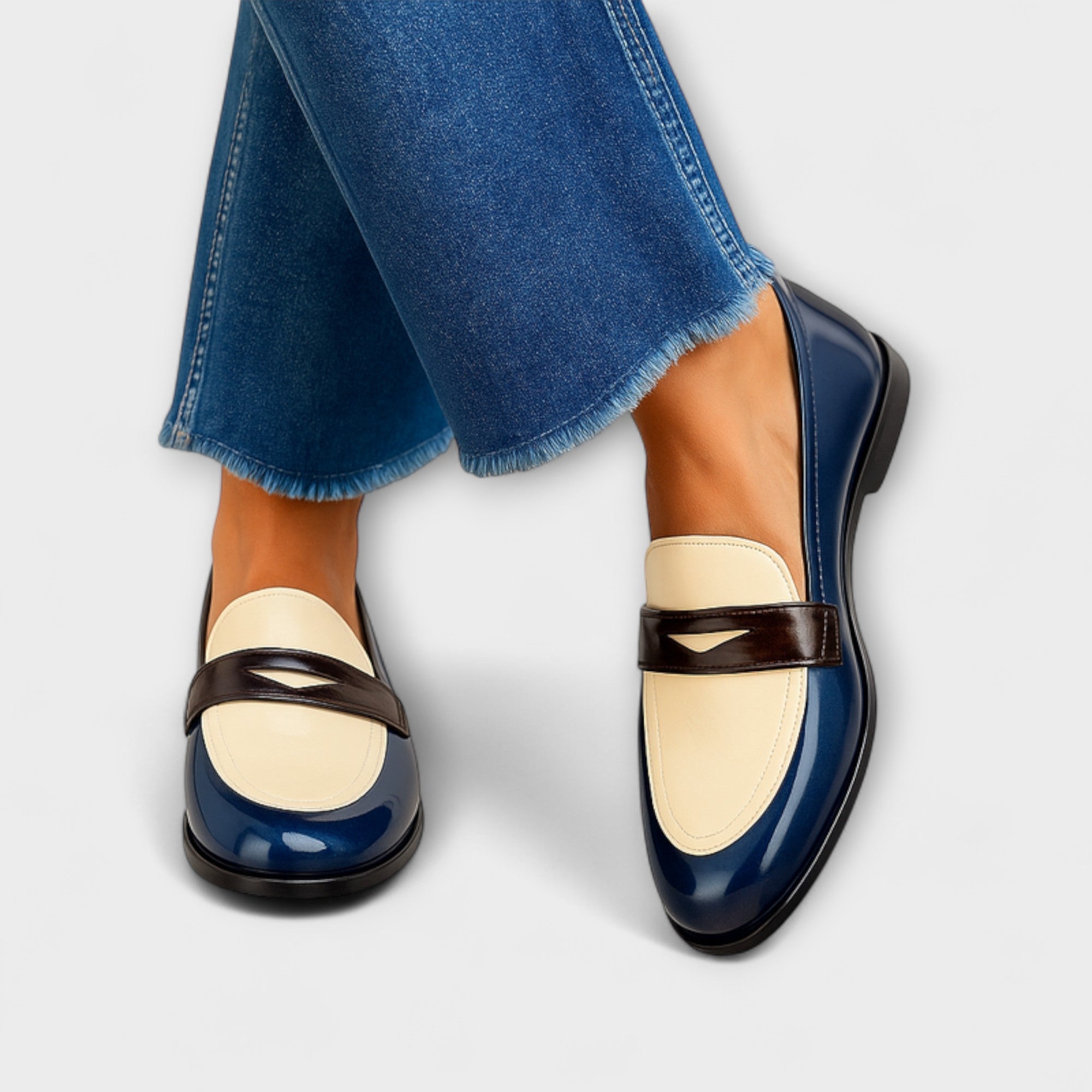 Isabella | Contrast Loafers