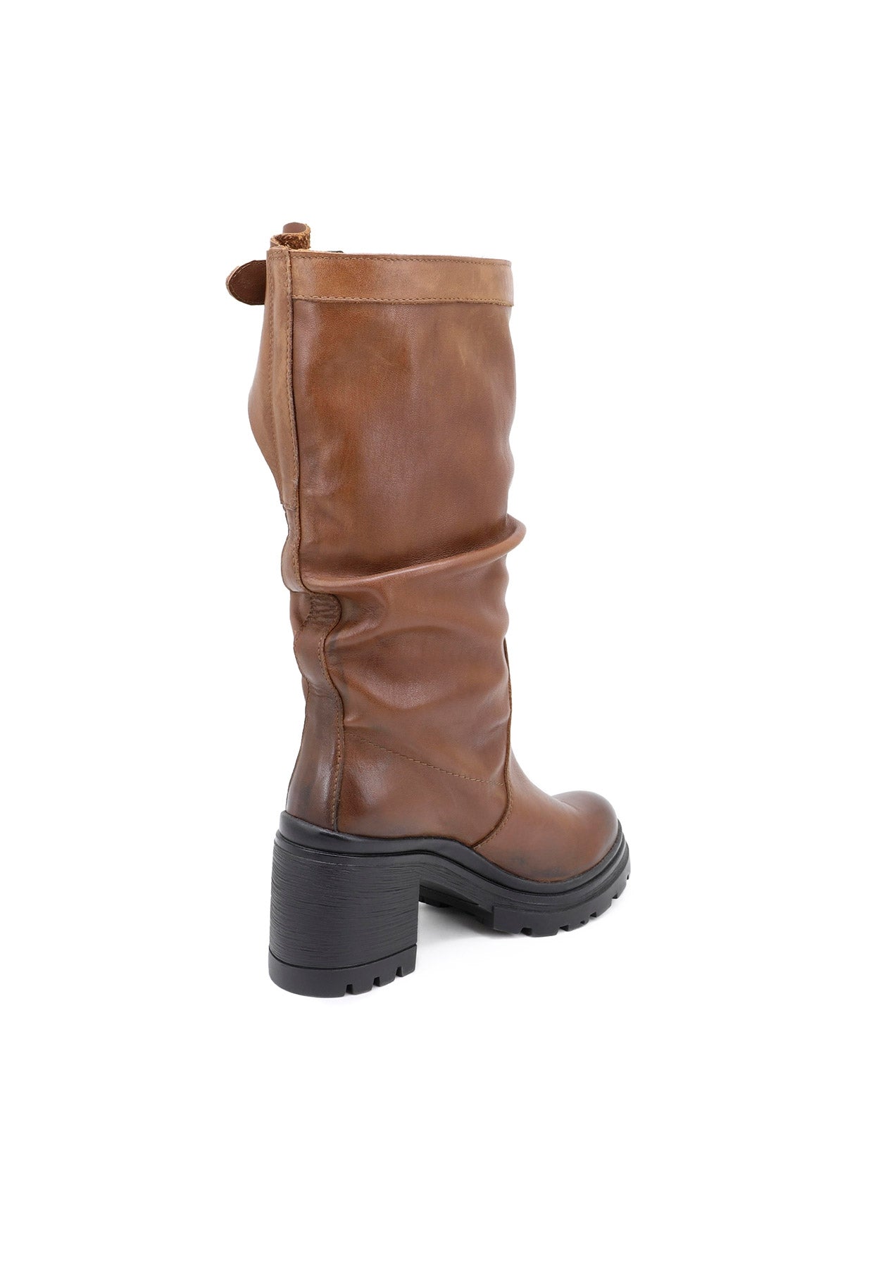 Lavinia - Women's Elegant Biker Boots with Heel