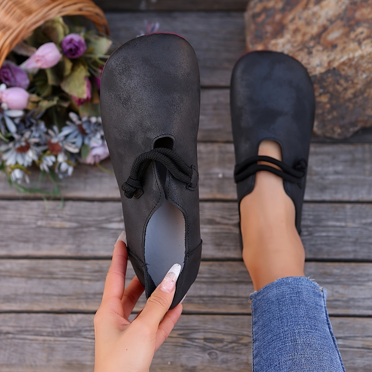 Jamie | Retro Style Slip-On Loafers