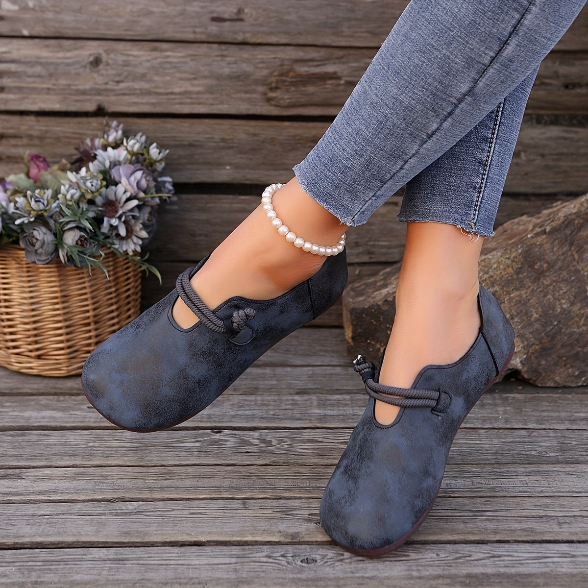 Jamie | Retro Style Slip-On Loafers