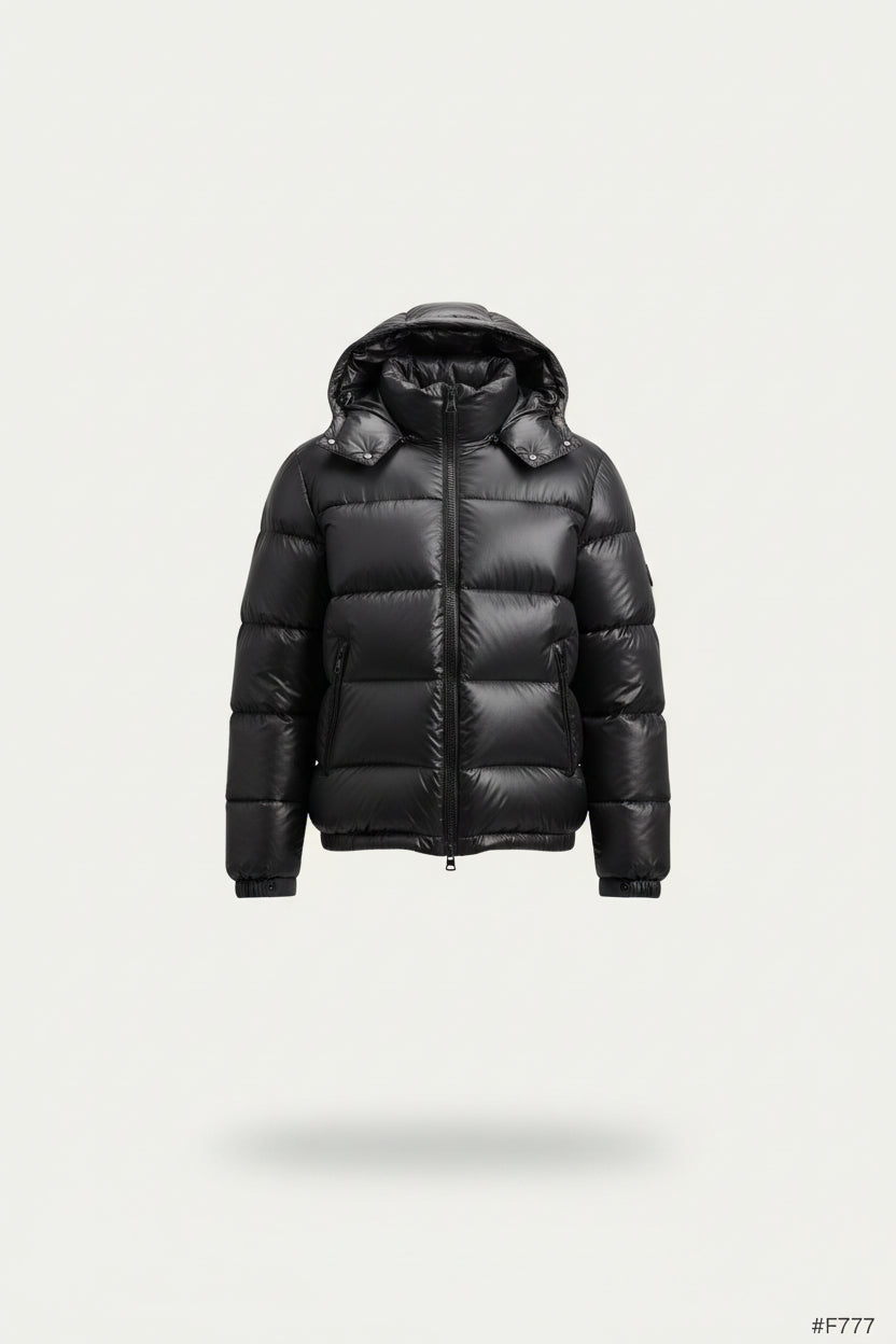 Men's Quilted Jacket With Sherpa Lining And Hood – Warm Puffer Jacket For Winter, Outdoor Use, And Streetwear Style