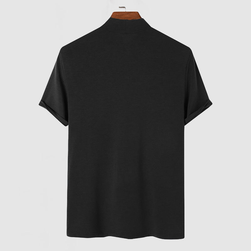 Men's Stretch Cotton T-shirt - Comfortable Everyday Casual Tee For All-season Wear