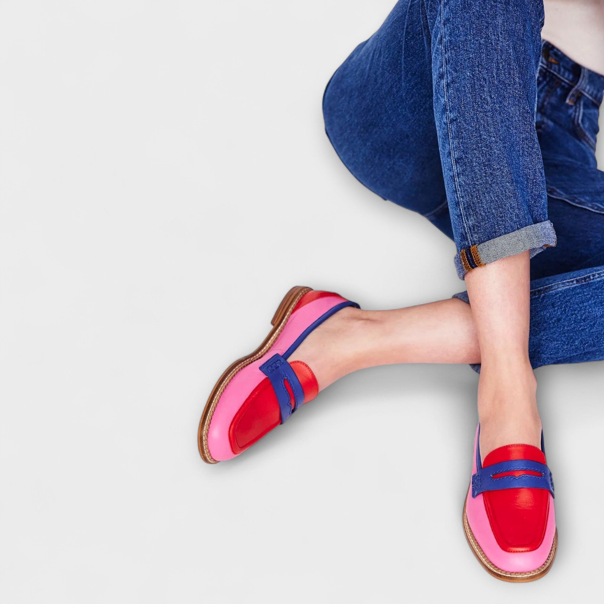 Florence | Colorful Patchwork with Rounded Toe