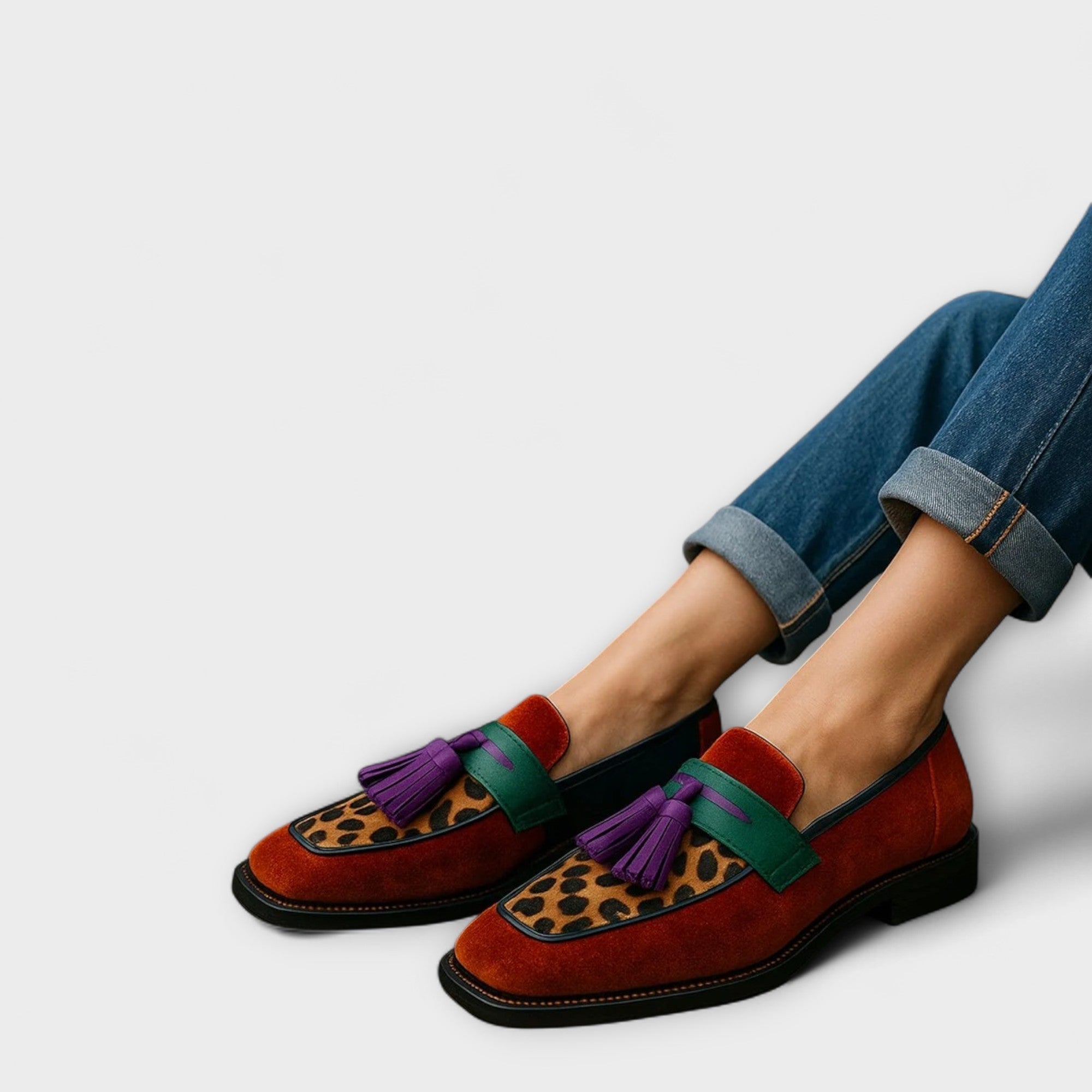 Katie | Multicolored Moccasins