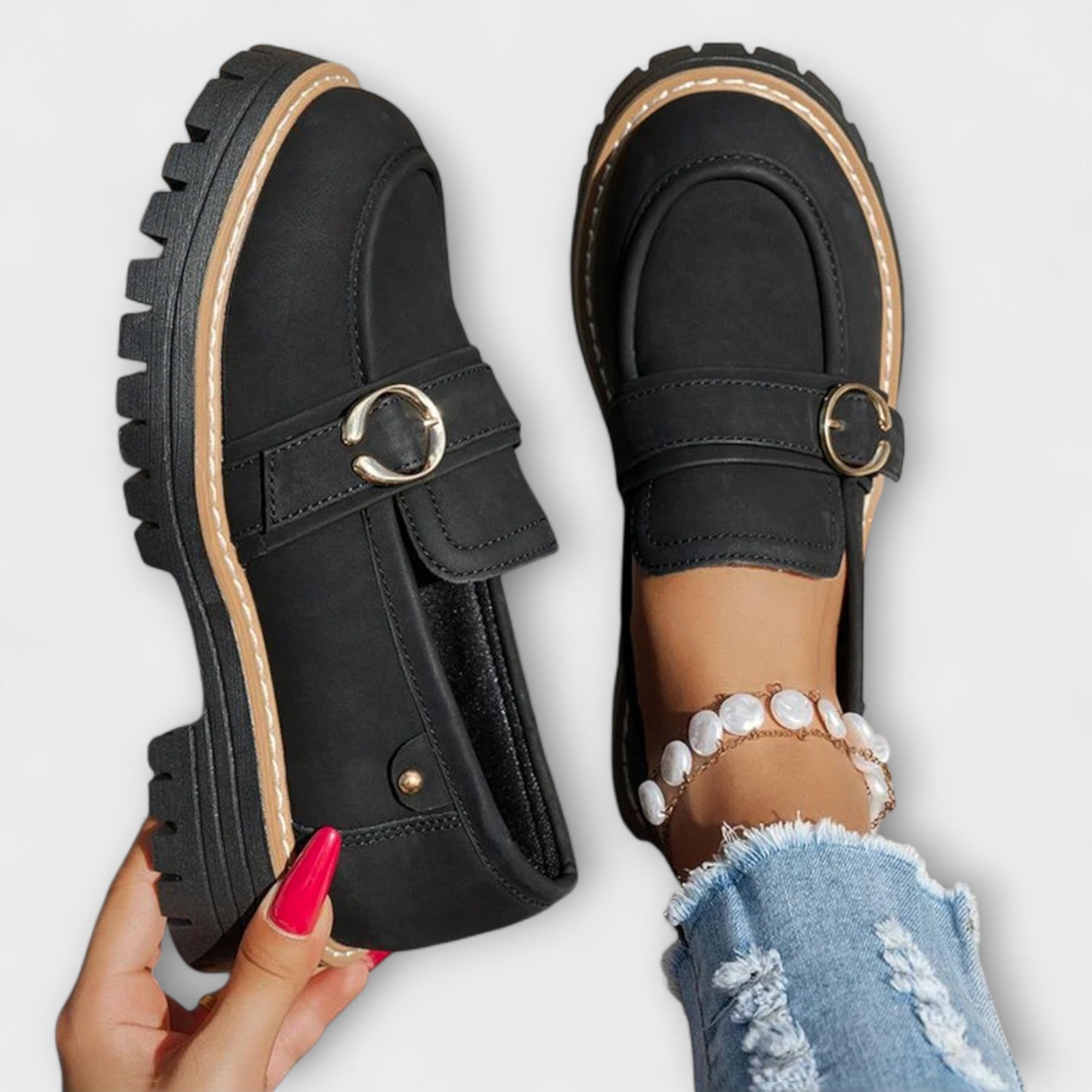 Juliette | Casual loafers with rounded toe