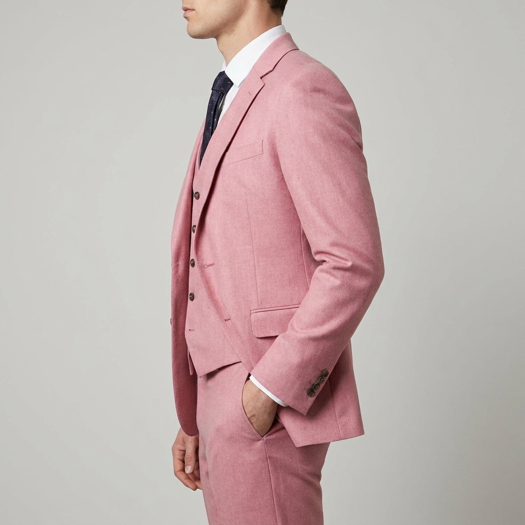Men's 3-piece Suit With A Tailored Blazer, Vest, And Pants – An Elegant Suit Set For Weddings, Business, And Formal Occasions