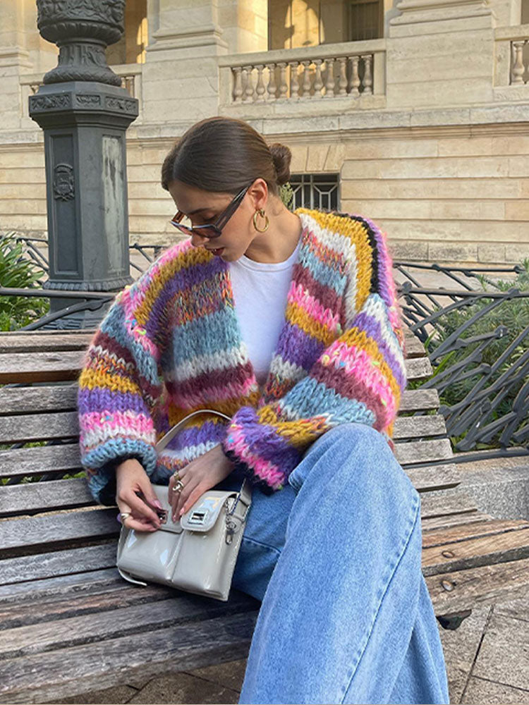 Cicilia – Colourful, Cheerful and Versatile Women's Cardigan