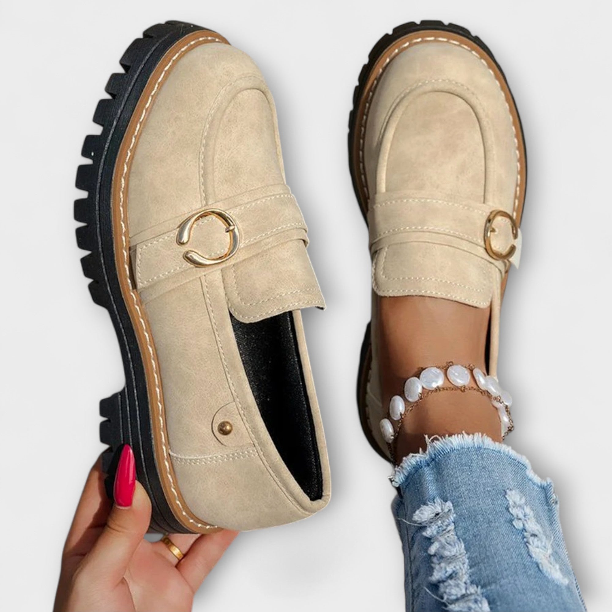 Juliette | Casual loafers with rounded toe