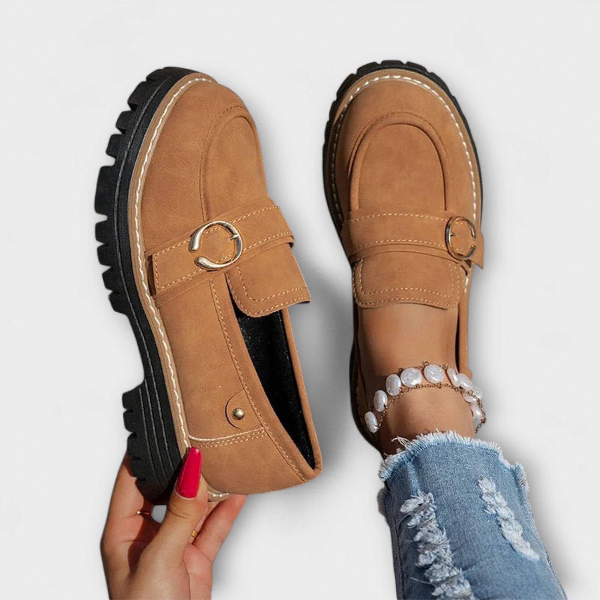 Juliette | Casual loafers with rounded toe