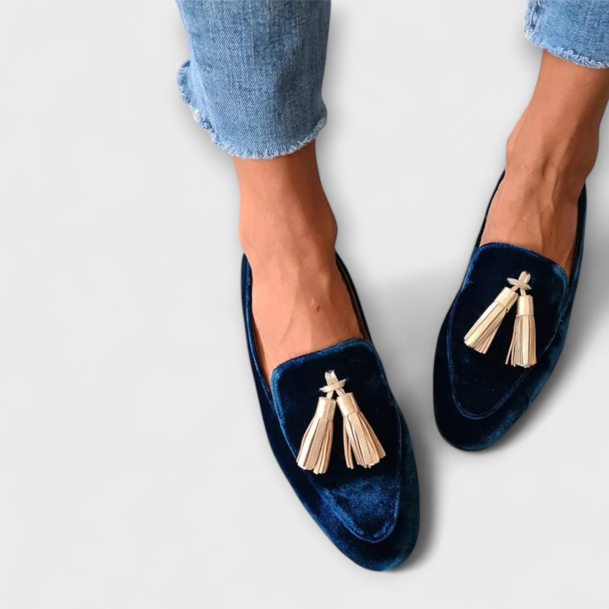 Genevieve | Vintage loafers with inspired fringes