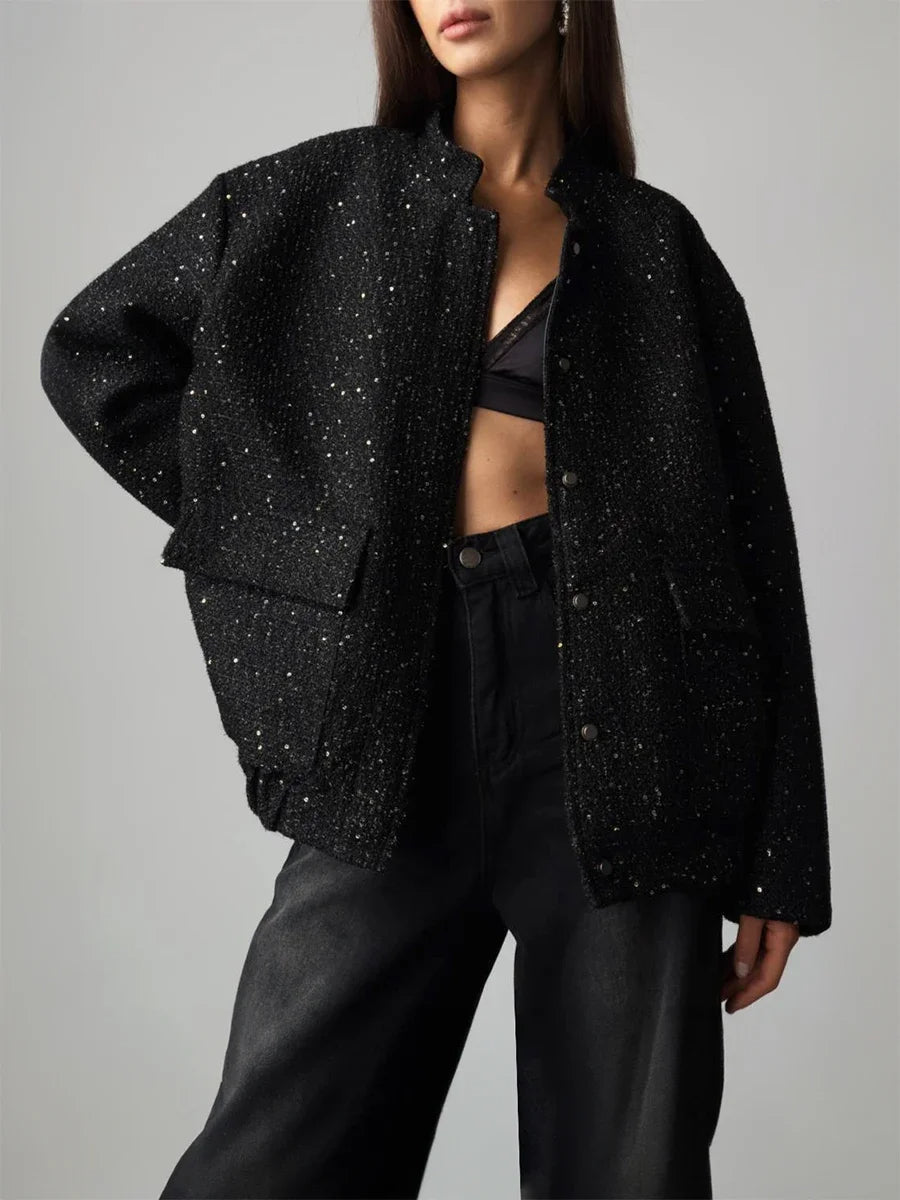 Lisa - Elegant and Shiny Sequin Jacket for Women