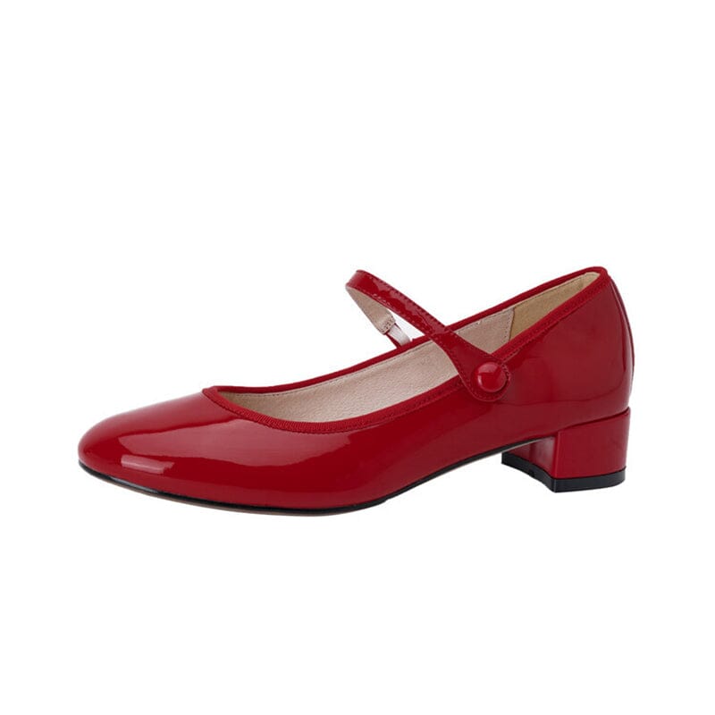 Lilly™| Livy Leather Mary Janes